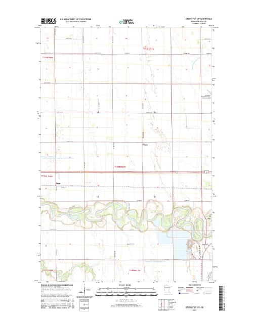 MyTopo Crookston SW, Minnesota USGS Quad Topo Map