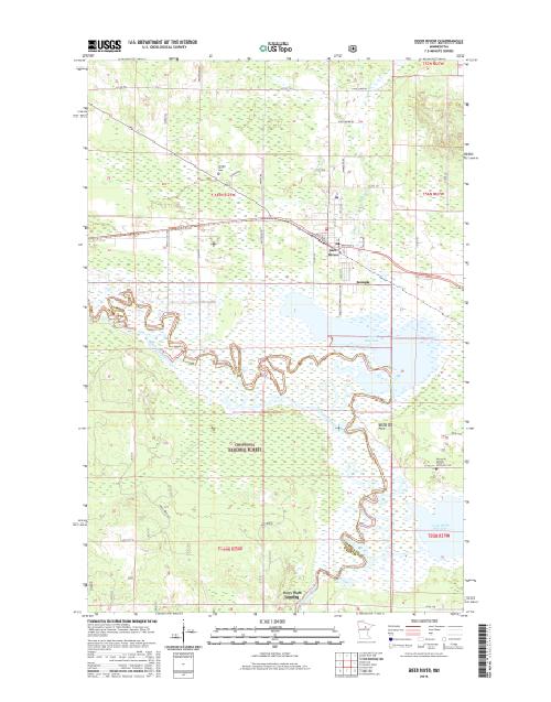 MyTopo Deer River, Minnesota USGS Quad Topo Map