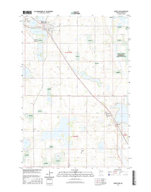 MyTopo Elbow Lake, Minnesota USGS Quad Topo Map