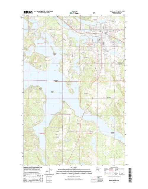 MyTopo Grand Rapids, Minnesota USGS Quad Topo Map