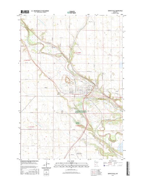 MyTopo Granite Falls, Minnesota USGS Quad Topo Map