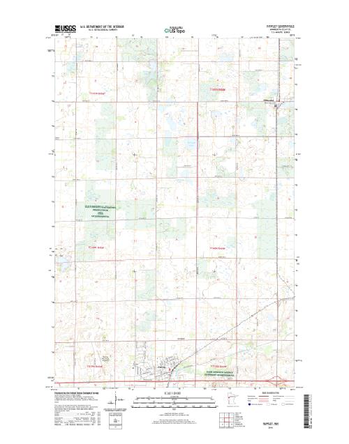 MyTopo Hawley, Minnesota USGS Quad Topo Map