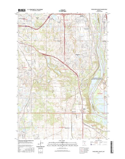 MyTopo Inver Grove Heights, Minnesota USGS Quad Topo Map