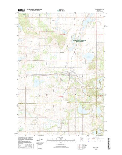 MyTopo Kimball, Minnesota USGS Quad Topo Map