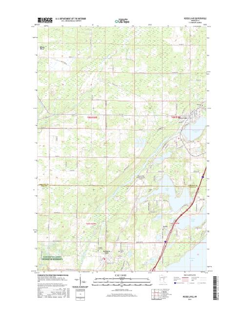 MyTopo Moose Lake, Minnesota USGS Quad Topo Map