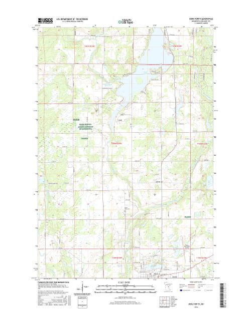 MyTopo Mora North, Minnesota USGS Quad Topo Map