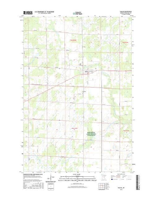 MyTopo Ogilvie, Minnesota USGS Quad Topo Map