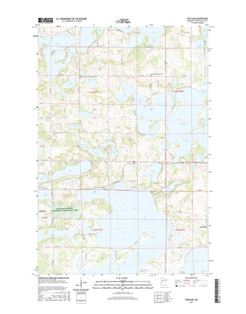 MyTopo Star Lake, Minnesota USGS Quad Topo Map