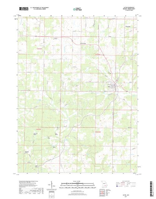 MyTopo Alton, Missouri USGS Quad Topo Map