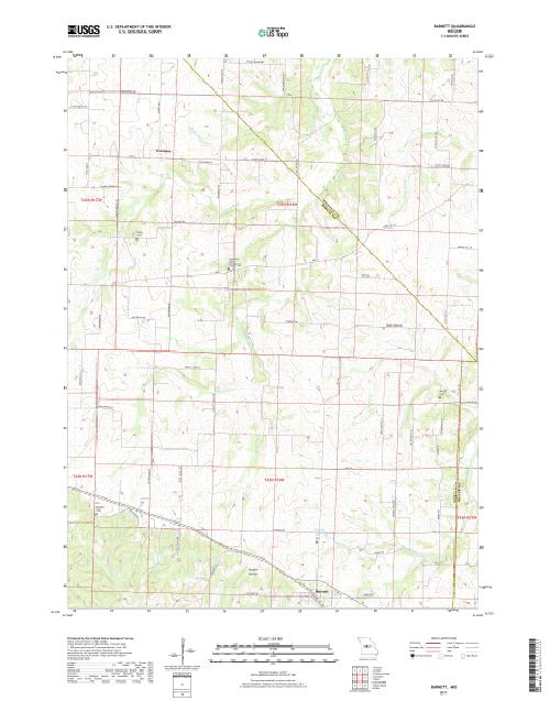 MyTopo Missouri USGS Quad Topo Map