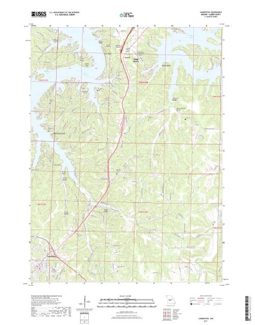 MyTopo Camdenton, Missouri USGS Quad Topo Map