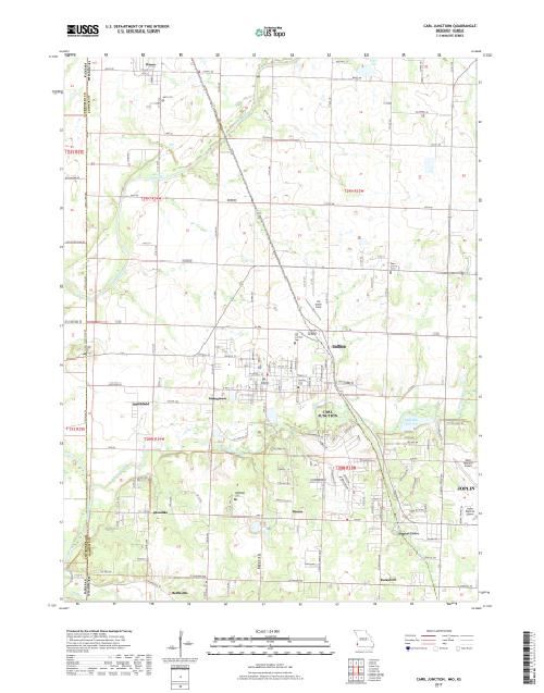 MyTopo Carl Junction, Missouri USGS Quad Topo Map