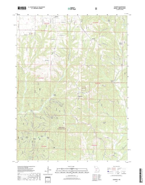 MyTopo Chadwick, Missouri USGS Quad Topo Map