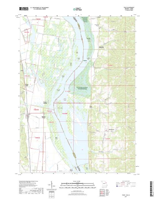 MyTopo Foley, Missouri USGS Quad Topo Map