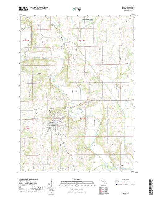 MyTopo Gallatin, Missouri USGS Quad Topo Map