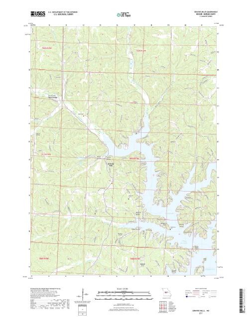 MyTopo Gravois Mills, Missouri USGS Quad Topo Map