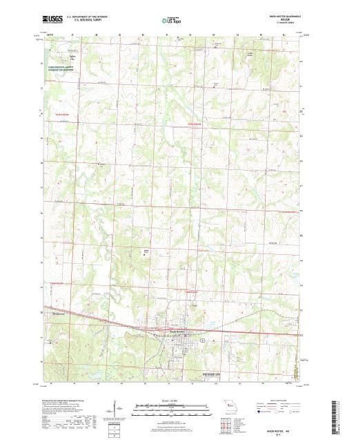 MyTopo Knob Noster, Missouri USGS Quad Topo Map