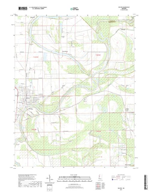 MyTopo Belzoni, Mississippi USGS Quad Topo Map