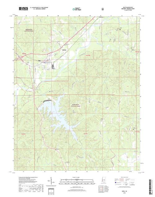 MyTopo Bude, Mississippi USGS Quad Topo Map