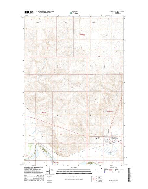 MyTopo Culbertson, Montana USGS Quad Topo Map