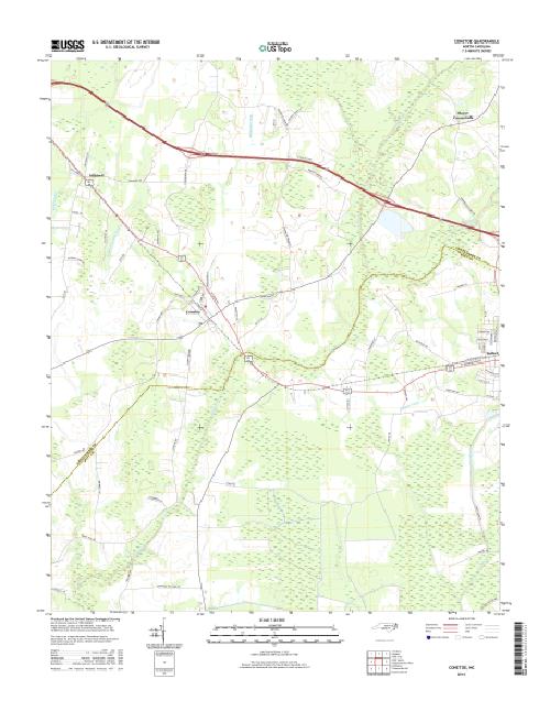 MyTopo North Carolina USGS Quad Topo Map