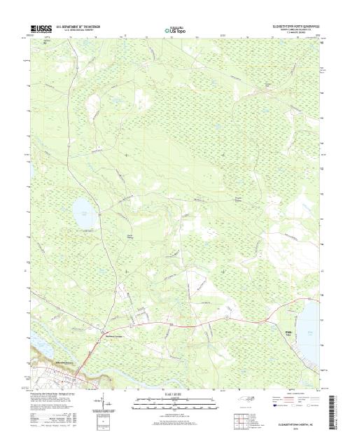 MyTopo Elizabethtown North, North Carolina USGS Quad Topo Map