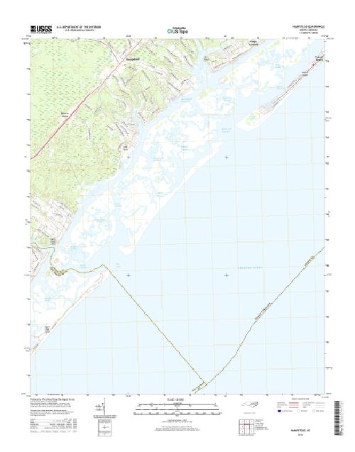 MyTopo Hampstead, North Carolina USGS Quad Topo Map