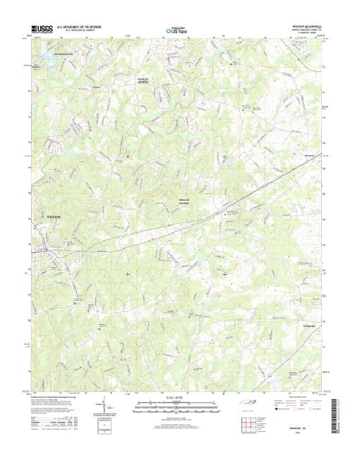 MyTopo Waxhaw, North Carolina USGS Quad Topo Map