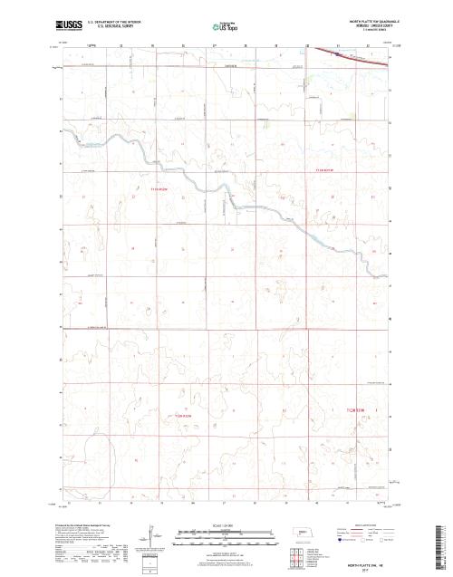 MyTopo North Platte SW, Nebraska USGS Quad Topo Map