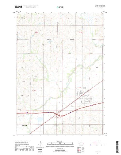 MyTopo Waverly, Nebraska USGS Quad Topo Map