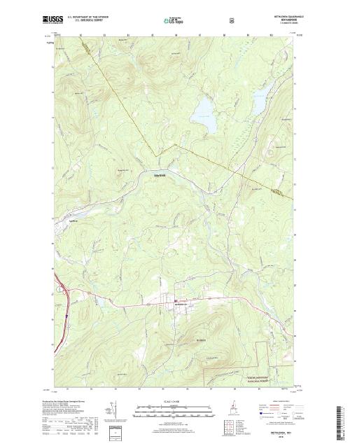 MyTopo Bethlehem, New Hampshire USGS Quad Topo Map