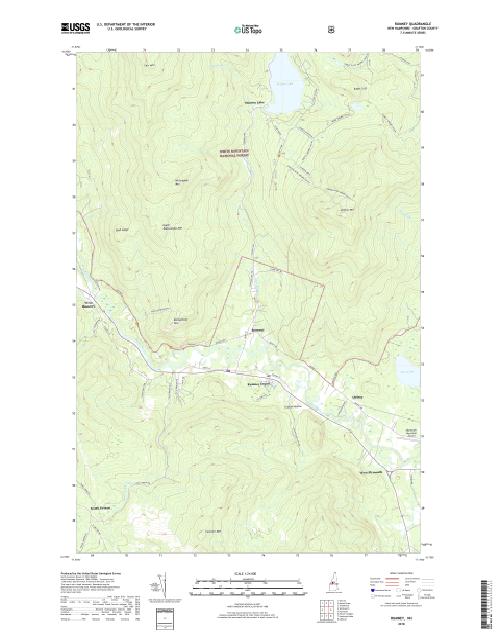 MyTopo Rumney, New Hampshire USGS Quad Topo Map