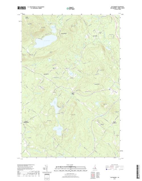 MyTopo Tuftonboro, New Hampshire USGS Quad Topo Map