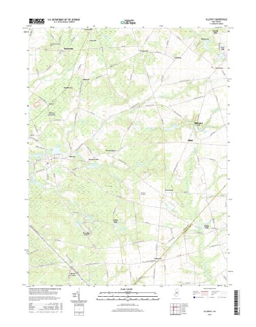 MyTopo Alloway, New Jersey USGS Quad Topo Map