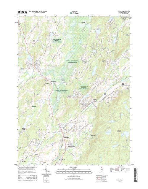 MyTopo Hamburg, New Jersey USGS Quad Topo Map