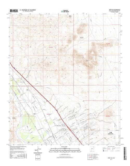Dona Ana County Zip Code Map