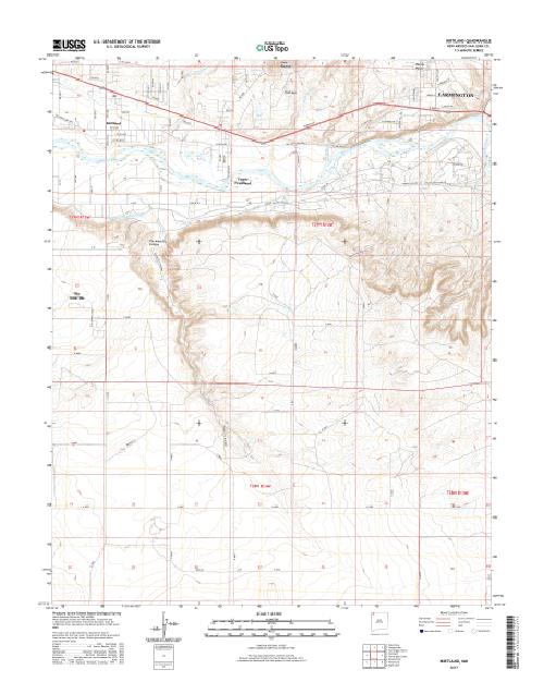 MyTopo Kirtland, New Mexico USGS Quad Topo Map