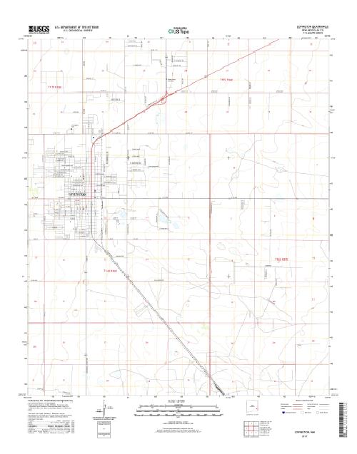 MyTopo Lovington, New Mexico USGS Quad Topo Map