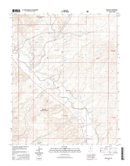 MyTopo Medanales, New Mexico USGS Quad Topo Map