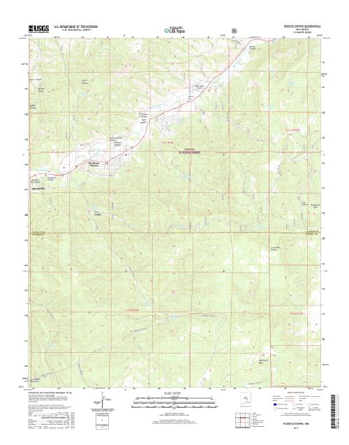 MyTopo Ruidoso Downs, New Mexico USGS Quad Topo Map