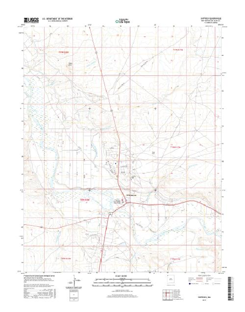 MyTopo Shiprock, New Mexico USGS Quad Topo Map