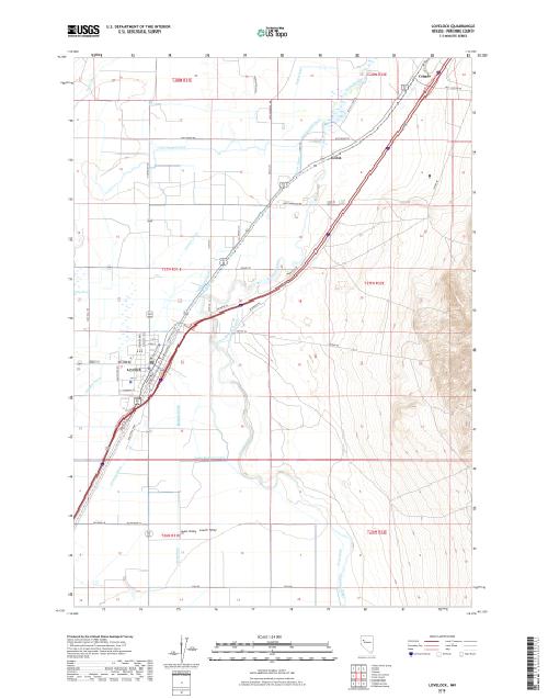 MyTopo Lovelock, Nevada USGS Quad Topo Map
