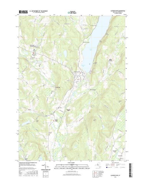 MyTopo Cooperstown, New York USGS Quad Topo Map