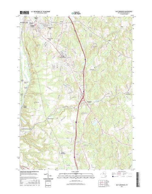 MyTopo East Greenbush, New York USGS Quad Topo Map