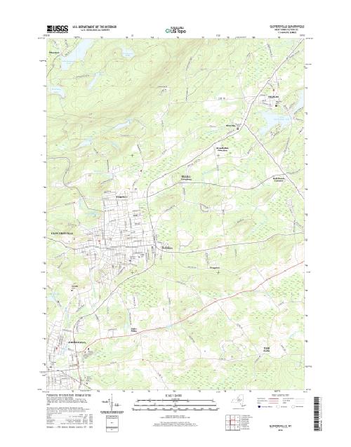 MyTopo Gloversville, New York USGS Quad Topo Map