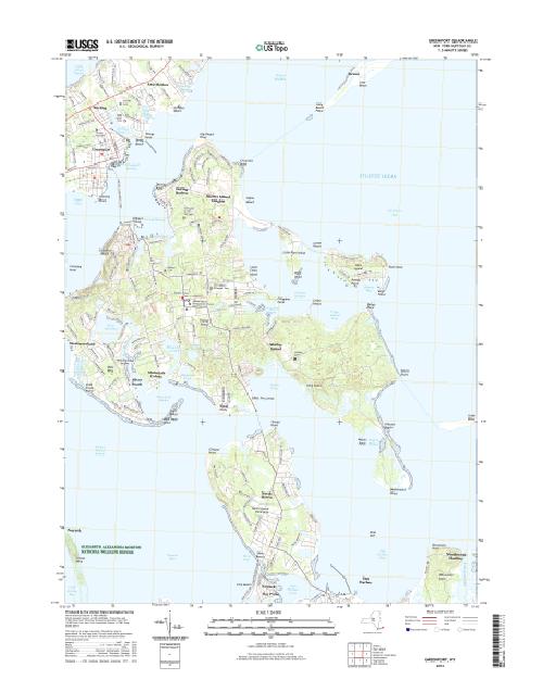 MyTopo Greenport, New York USGS Quad Topo Map