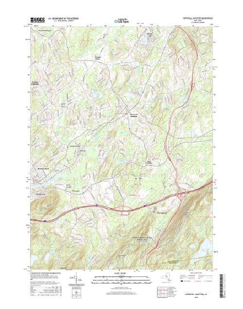 MyTopo Hopewell Junction, New York USGS Quad Topo Map