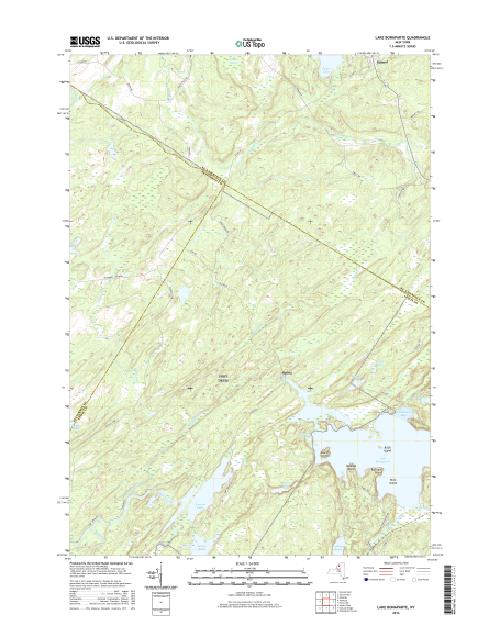 MyTopo Lake Bonaparte, New York USGS Quad Topo Map