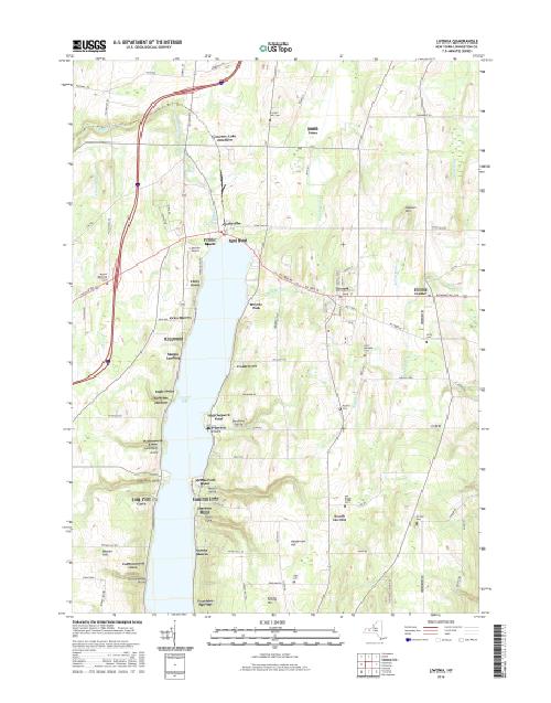 MyTopo Livonia, New York USGS Quad Topo Map