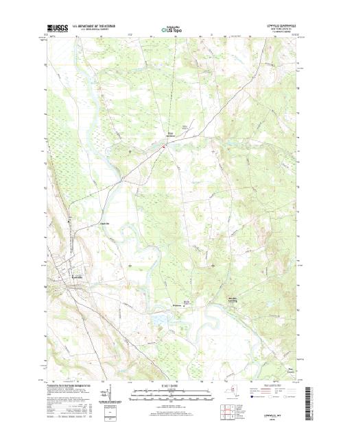 MyTopo Lowville, New York USGS Quad Topo Map